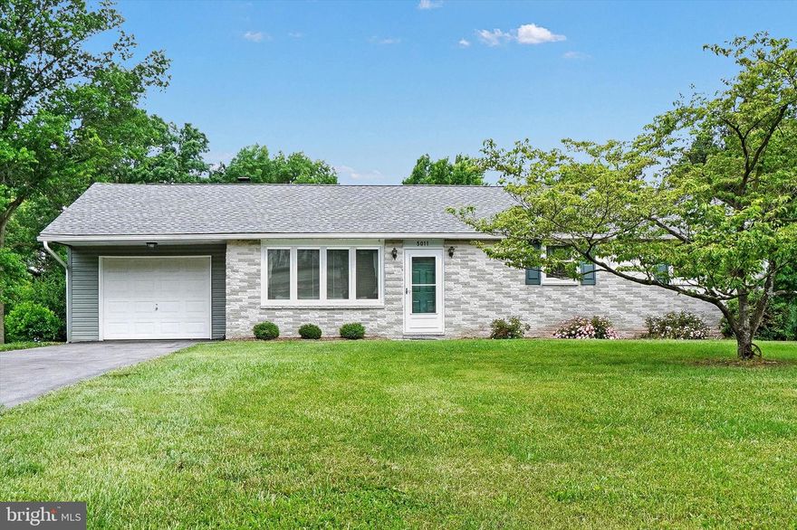 Home Sweet Home!  Well maintained split stone rancher sitting on almost an acre.  One level living @ its best.  3 bedrooms, 2 full baths, 1-car attached garage. Kitchen updated with a Bosch induction stove w/a convection oven  and warming drawer.  An appliance garage added for your enjoyment.   Great family room in basement which has a walk out to a great entertaining patio, overlooking a huge back yard to enjoy.   Family room has a cold storage area, great for your fresh veggies, canned goods.  Back yard is ready for you to do some gardening, raise some chickens;  has a chicken coop, an asparagus bed, raspberry bushes,  a bonus detached garage, 18’ by 24’, door is ten foot with a 9’ 10” opening in back,  There is also a shed for extra storage.  Close to Cedar Lake Campground.  A must see!  Sellers cannot settle until July 29th.