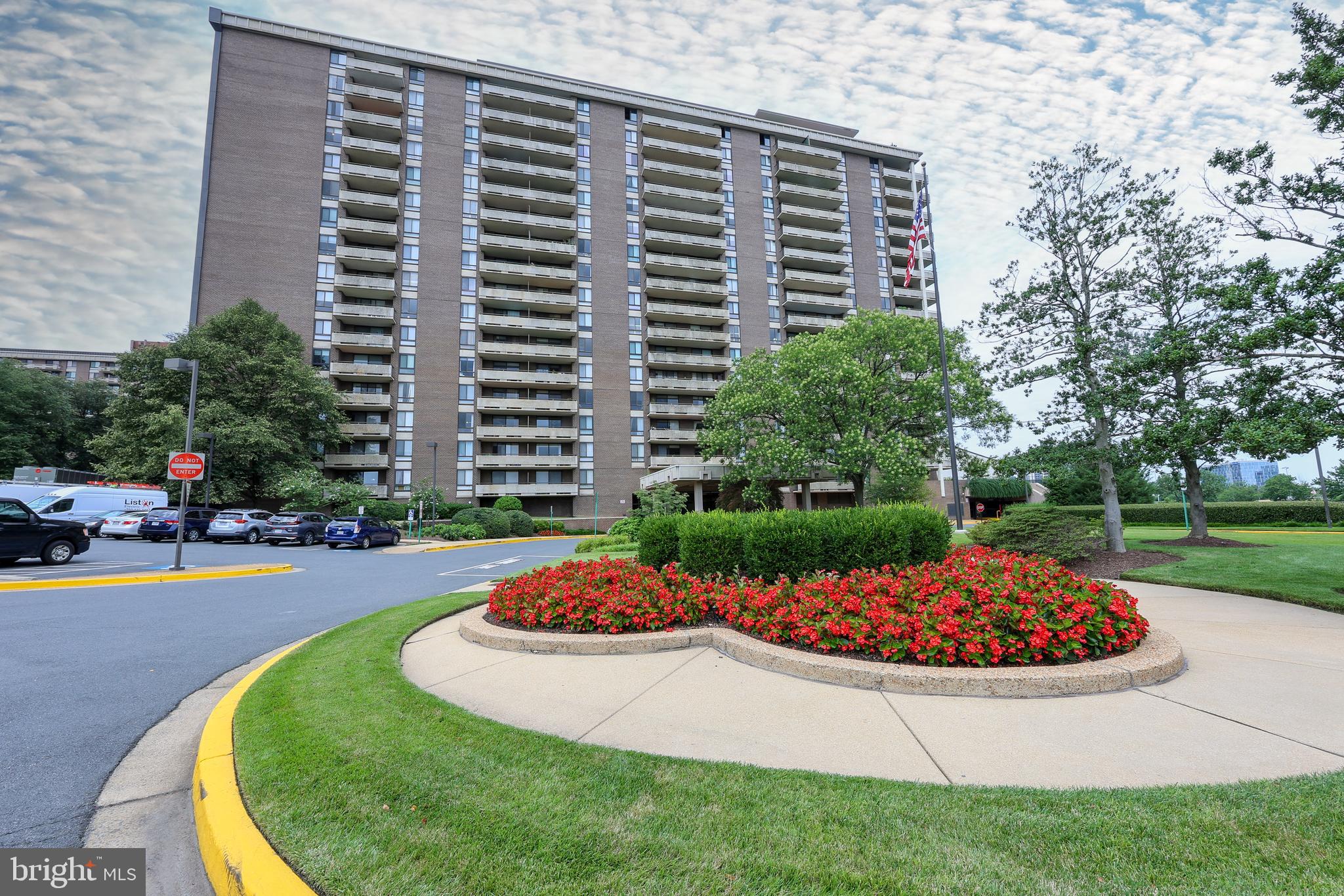Welcome to this beautifully furnished and updated 2 bedroom, 2 bath condo at The Regency featuring a bright open floor plan, hardwood floors, and tasteful finishes throughout. The relaxing view from the expansive balcony is of the Regency Plaza; at night the view changes to the lights of Tysons Corner. The balcony is the perfect spot to relax at any time of the day but especially at the end of the day watching the sunset. The remodeled, oversized kitchen boasts granite countertops, stainless steel appliances, a separate drink refrigerator and extra cabinetry for added storage. The primary suite includes a walk-in closet, wall closet and a full en-suite bath, while the second bedroom offers flexibility for guests or a home office. Both bathrooms have been tastefully updated for a clean, modern look. A queen size bed has been ordered for the second bedroom. Residents of The Regency enjoy a library, meeting room with kitchen, salon, hobby room, and access to the lush Regency Plaza. The Regency's private Plaza has lush landscaping with each season bringing beautiful blooming surprises. The Regency has a Lap pool, a 5- feet deep cloverleaf pool, and a children's pool. The Plaza courtyard has a walking path, 3-pools, lush landscaping, gas grills, fire pits, plus a view of the OneLIfe Fitness Club tennis courts. OneLife Fitness Club is physically attached to the condo tower building with indoor access. Membership is available to the club and tennis courts. The Regency offers 24 hour security with gated entry and front desk receptionist.. Garage Parkin. Easy access to 495, Dulles Access/Toll, 66, GW Parkway. Minutes from the McLean Metro, Wegmans, Capital One Center, and Tysons Corner, this is the ideal home for anyone seeking convenience, style, and breathtaking views.
