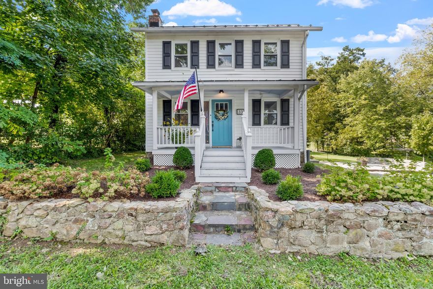 **MULTIPLE OFFERS RECEIVED** Exceptionally Renovated Two-Story Home with Tons of Updates! Centrally situated in a highly desirable area only steps from Hamilton Community Park, this 3BR/2BA, 1,554sqft residence emanates welcoming warmth with an inviting covered front porch, stunning colonial architecture, and lush landscaping. Beautifully built in 1880, the character-rich interior stuns with original hardwood flooring, an openly flowing traditional floorplan, tons of shimmering natural light, a neutral color scheme, and a spacious living room with a well-appointed propane fireplace and refinished mantel. Explore further to discover an updated kitchen featuring stainless-steel appliances, butcher block countertops, a gas range, recessed lighting, and an adjoining dining area. Entertainment-ready for gatherings, the outdoor space includes a custom stone patio and a sprawling greenspace. Additionally, the newer custom workshop  features 100-amp service, HardiPlank siding, and new faux wood LVP flooring. Other features: paved driveway, newer roof (2018), Smart fire alarm and security system (Google), NEW tankless water heater, NEW HVAC, only 22-miles to Dulles International Airport or 46-miles to Washington D.C., close to shopping, restaurants, and schools, and so much more! Schedule your private showing today!