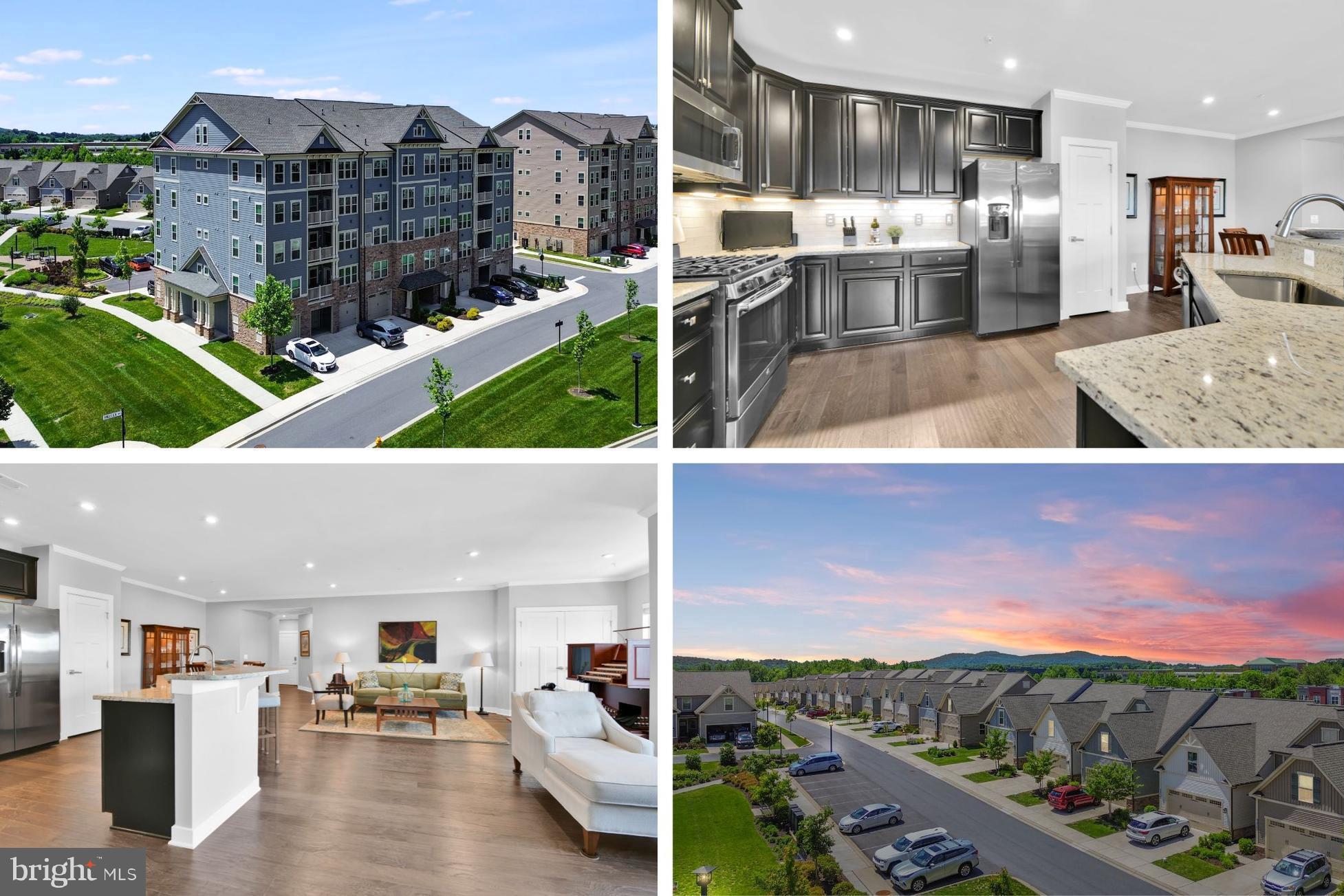 Welcome to luxury 55+ living in the highly sought-after Woodlands of Urbana! Step into elegance and comfort in this light-filled corner-unit condo, perfectly designed for easy living and effortless entertaining. This beautifully upgraded home offers nearly 1,500 square feet of refined living space, featuring thoughtful details throughout. As you enter, you'll be greeted by crown molding, high ceilings, and abundant recessed lighting that fill the space with warmth and style. The open-concept floor plan seamlessly connects the family room, dining area, and gourmet kitchen. Cook in style with upgraded granite countertops, a large center island with breakfast bar, stainless steel appliances, custom tile backsplash, and 42-inch cabinets—every detail crafted for convenience and sophistication. Step onto your private balcony to take in the breathtaking views of Sugarloaf Mountain! Relax in the spacious Primary Bedroom Suite, featuring two walk-in closets and a spa-inspired bathroom complete with dual granite vanities, a custom-tiled shower with built-in bench, and a separate linen closet for added storage. The second bedroom features dual closets and an ensuite full bath with hall access, featuring an upgraded granite vanity and a custom tile tub/shower combo. Enjoy the convenience of an in-unit washer and dryer, and an always-ready tankless hot water heater. Need extra storage space? The foyer features a coat closet and an oversized storage closet. The oversized one-car garage provides space for your vehicle and storage needs. Access the elevator from your garage via a short hallway. Living in The Woodlands means you're not only getting an incredible home but also a fantastic community with unmatched amenities. The neighborhood is conveniently located near all of the great features of Urbana, including a Market Center with a grocery store, restaurants, the library, and senior center, doctor’s offices, and multiple parks-- making it easy to enjoy everything the area has to offer. The amenities within the neighborhood are truly exceptional--and include a pool, fantastic clubhouse with a billiards and poker room, extensive gym, yoga/exercise studio, golf simulator, and meeting rooms for the myriad of community activities. Plus, you can enjoy walking trails, pickleball, bocce courts, an herb garden, and putting green! The community is extremely active, and there are plenty of activities to keep you busy. Whether it's joining the coffee club for a morning chat, playing pickleball with friends, attending seminars, or taking part in other activities, you'll always have something to do. The Woodlands is the perfect place to meet new friends, enjoy an active lifestyle, and create lasting memories. One of the best perks of living in The Woodlands is that you can spend your time doing what you love instead of worrying about maintaining your lawn, mulching, or shoveling snow. The HOA takes care of all of that, so you can focus on enjoying your free time. Don't miss your chance to experience the incredible amenities and active lifestyle of The Woodlands - schedule your showing today!