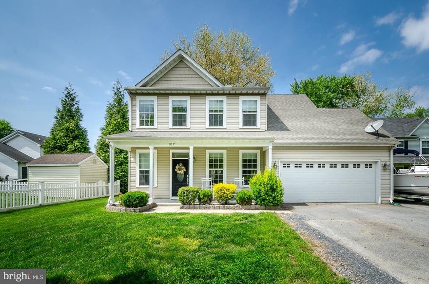 Open Sunday 5/5 12-2PM This Is It! This Grasonville Colonial is Ready for You to Move Right In! You Will Love the Tall Ceilings & Crown Molding That Accentuate the Open Floor Plan! The Large Kitchen with Island & Stainless Steel Appliances is Perfect for the Family Chef! And, You Will Have Your Choice of Dining Areas with the Formal Dining Room, Table Space Kitchen or the New Screened in Porch! And, When You Are Ready for S'mores, Step Out onto Your New Paved Patio with Fire Pit! The 4 Upper Bedrooms, Including Master Suite, All Have Great Size & Storage. Don't Forget Your Boat or RV! In Addition to the 2 Car Garage & Long Driveway, There is a Paved Parking Pad. Enjoy No HOA Living, Convenient Location Just 8 Minutes to the Bay Bridge & Walking Distance to Parks & Schools (www.greatschools.org)