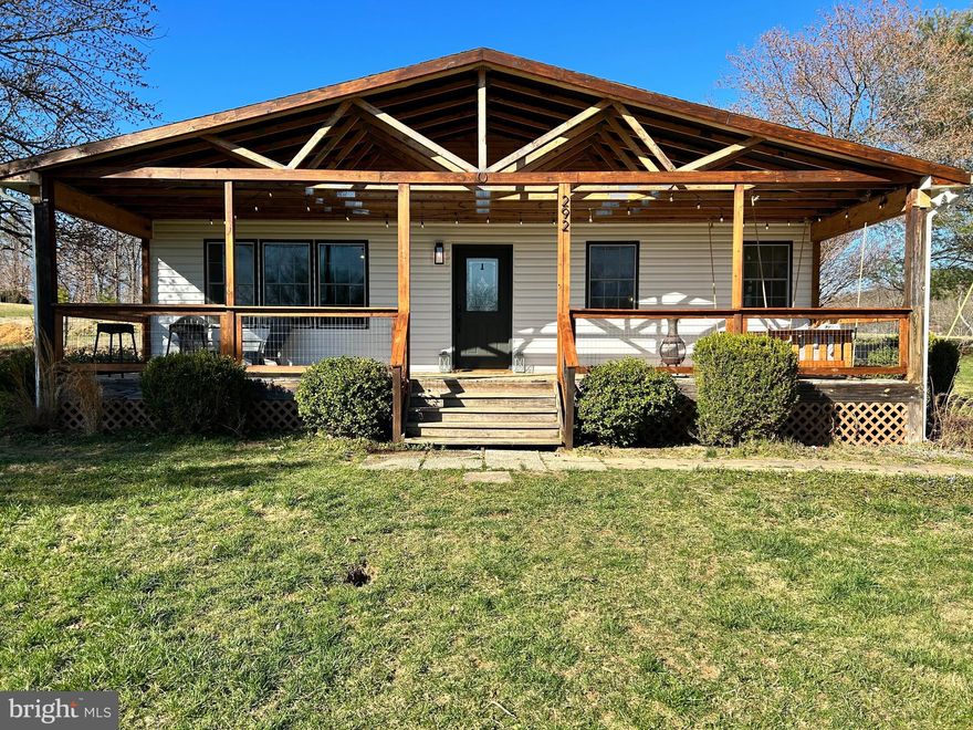 Welcome to your dream home in the beautiful countryside! This stunning 3BR 2BA Rambler is sited on 3.06 acres, offering the perfect blend of privacy and space to breathe.

As you step inside, you'll be greeted by an open floor plan that creates a sense of warmth and togetherness. The living room features a cozy gas fireplace, perfect for relaxing on chilly evenings.

The kitchen features custom Butcher block counter tops, freshly painted cabinets, black stainless steel deep sink, upgraded faucet, and a brand new Samsung dish washer (March). In February and early March 2024, a brand new HVAC unit, furnace, condenser, and air handler including a UV purifying light was installed. 

One of the highlights of this home is the big front porch and side porch, providing ample space for outdoor relaxation and entertainment. Imagine sipping your morning coffee while enjoying the peaceful surroundings.

This home is conveniently located just minutes away from downtown Winchester, offering easy access to shopping, dining, and entertainment. You'll love the convenience of living in the countryside while still being close to all the amenities of the city.

Don't miss this opportunity to enjoy a gorgeous country setting with all the comforts of modern living. Come see this beautiful home today!