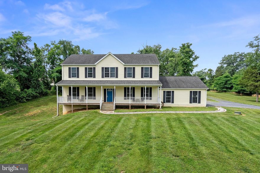 Great opportunity to rent a very large Single-Family home on 5 Acres. Large front porch with beautiful open space views. Large rooms. Large kitchen with granite counters, stainless steel appliances, ample cabinet space, and pantry. Spacious breakfast room leads to the back deck. Entire interior is freshly painted and all new carpeting. Hardwood floors in Dining and Living rooms. Separate family room on main level. Bedroom level boasts 4 large bedrooms and a loft area that is perfect for crafts or open study. Basement is unfinished and has a walkout to the side yard. Tenant will be responsible for lawn mowing. If tenant prefers Landlord maintain and cut the lawn, the rental amount will be increased to $2800 per month. Easy access to Route 50. HOA Fee is INCLUDED in Rent.