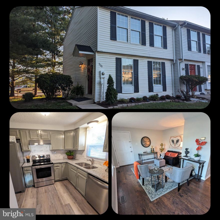 Beautiful 3 bedroom 1.5 bath end unit.  this unit features an updated kitchen with granite and a large pantry.  It has a nice backyard with a private deck.  new flooring throughout.  Schedule your personal tour today.