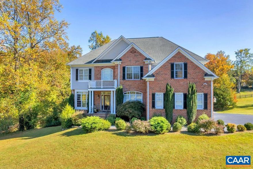 Quality built and perfectly sited in the coveted Meriwether Lewis school district. Once a primary residence of the original builder. Enjoy an open & flowing floor plan. Glass French doors open to a home office that could second as a main level bedroom with full bath and walk in closet. Open living and dining room. Deluxe center island kitchen with gas cooking, exquisite granite counters, wine cooler, two dishwashers and rich Cherry cabinetry flows into a bright family room with gas fireplace. Front and rear staircases. Upper level library space with built-ins and palladium window+bonus/flex space and upper level laundry. Step through French doors to the owners suite detailed with with a double tray ceiling and ambient up-lighting. Enjoy a sitting area with gas fireplace flanked with built-ins. Spa-like luxury bath offers a double sink vanity, clawfoot tub, two custom organized walk-in closets and tiled shower. Unfin.walk-out basement with roughed-in plumbing. Soak in the morning sun or relax in the evening shade and entertain on your elevated Trex deck with steps down to a flat, expansive rear yard. Genuine hardwood floors stretch throughout the entire home. Side-load 3 car garage. Central vac. Distant mtn views!,Cherry Cabinets,Granite Counter,Fireplace in Family Room,Fireplace in Master Bedroom