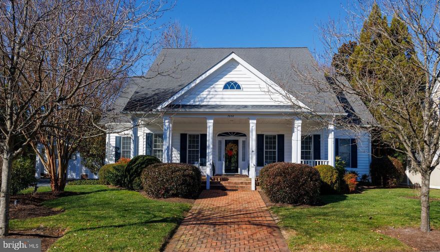 Beautiful home for lease on a peaceful, non-through street in desirable Cooke’s Hope---just 10 minutes from the center of Easton.   The 3-bedroom, 3 ½ bath residence is entered via a covered front porch to a center foyer and provides a comfortable flow from room to room.  The first-floor primary suite with sitting area features an appealing tray ceiling, spacious walk-in closet, and large bath with tiled shower.  The living room is distinguished by a high ceiling with subtle in-set lighting, crown molding, and custom bookcases flanking a gas fireplace.  Adjacent to the living room is a brick-floored screened porch overlooking the back yard with gardens and mature privacy landscaping. The porch is accessed from the first-floor primary suite and the kitchen, as well as from the living room.
From the foyer there is a library/study with meticulous woodwork on one side and a formal dining room on the other.  The quartz-topped kitchen has a nearby pantry, large center island, and casual dining space.  There is a five-burner gas cooktop on the center aisle with downdraft venting, double wall oven,  built-in microwave, wine cooler and new twin-door fridge with drawer freezer.  The kitchen offers views of the gardens and access to the attached two-car garage through a utility room. There is also a dedicated laundry room including  washer, dryer, sink, and many cabinets.  The second floor provides an office, two ensuite guest rooms, each with full baths, one with dual vanities, and copious closet space throughout.  An expansive walk-in attic offers additional storage space.
The annual HOA fee, including weekly trash removal, and the annual homeowner’s landscaping fee is paid by landlord.  Cooke’s Hope, itself, offers a fitness center, tennis court, picnic pavilion, community dock and 5 miles of maintained nature trails.