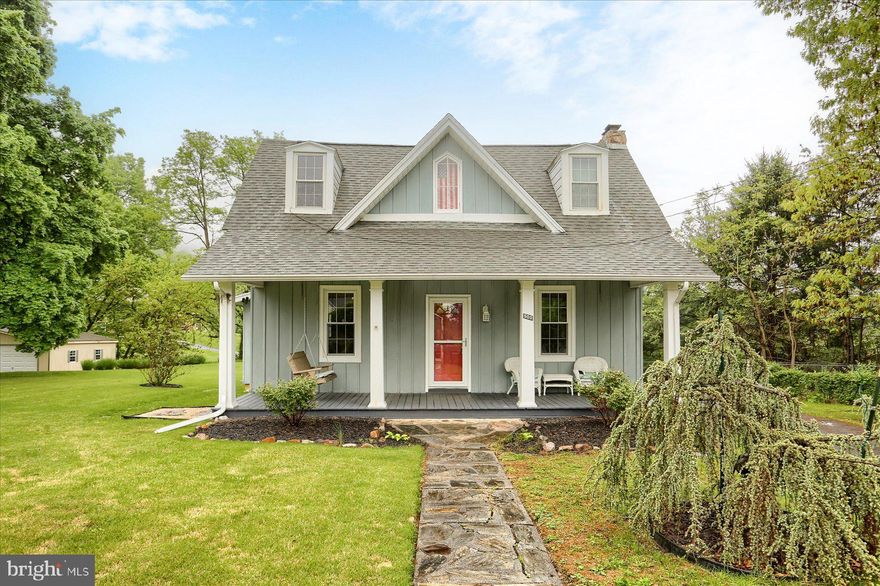 Welcome to 500 1st Street in Enola. PA!  Beautiful Cape Cod home located in the Summerdale area of the township.  Immediately adjacent to Centennial Park and playground.  This home has 3 bedrooms and 2 full baths.  Majestic hardwood floors  and a handsome brick fireplace make the main living area very cozy and relaxing. The main floor also has a newly remodeled den or possible office area with a vaulted ceiling.  Full bath on first floor also contains the laundry area.  The kitchen has original painted brick backsplash.  Close to Interstate 81, schools,  shopping, restaurants, and hospitals.  The property features a lovely landscaped lawn and is awesome for entertaining.  Welcome to your new home in the village of Summerdale!!!!!