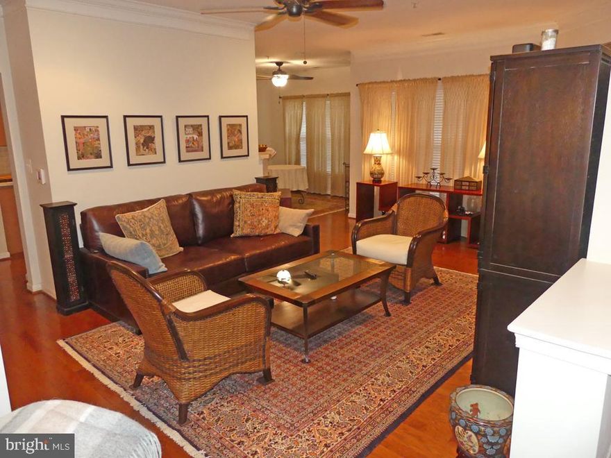 BEAUTIFULLY APPOINTED "WINDSOR"- 1ST FLR FRT W/1600+SQFT OF LIV SPACE. NEW GAS FURNACE/AC UNIT & H2O HEATER IN 19. HWD FLRS IN MAIN LIV AREAS. 9FT CEIL'S W/WIDE CROWN & CHAIR MOLD'S. CORIAN KIT W/42"MAPLE CABS, NEW STOVE, B-IN MICRO, FRIG W/H2O & ICE DISP-19, B-BAR, RECESSED LITES, NEW DISHWASHER & PANTRY. BREAKFAST RM W/DR TO PATIO & YARD. PRIM STE W/SIT RM, B-IN'S, W-IN SHOWER, DBL VANITY & W-IN CLOSET W/SAFE. FOYER W/W-IN CLOSET. BED & BATH AT A OPP END. UPDATED WASHER & DRYER. GATED-37,000 SQFT CLUBHSE W/INDOOR & OUTDOOR POOL, FITNESS CTR & TENNIS CTS. CLOSE TO RESTAURANTS & TOWN OF HAVRE DE GRACE.