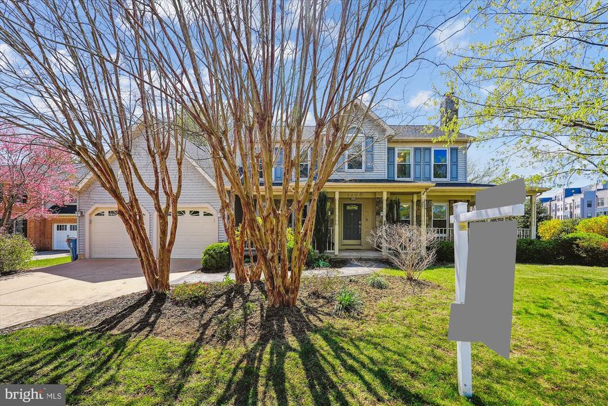 A wrap around covered porch with stone facade offers a stunning curb appeal welcome to your new home in Polo Fields. The 1990 colonial features a modern day floorplan perfect for everyday use. Upon entering the foyer, you're greeted with a center hall colonial with a spacious dining room on your left and formal living room with wood burning fireplace on your right (currently used as a playroom). There's a dramatic two story vaulted family room with gas fireplace, hardwood floors, main level office with grasscloth wallpaper and built ins, and an open floorplan to the eat-in kitchen. The fireplace is fueled by a propane tank, recently filled. The kitchen features white painted kitchen cabinets, Quartz counters, stainless steel appliances, an electric cooktop, a walk-in pantry with shelves, and glass French doors to a screened in porch with a mini split for heating/cooling, skylights, ceiling fans, and electric fireplace, and a custom cabinet for an outdoor TV, which leads to a rear deck overlooking the yard. 

.The upstairs is carpeted and features a vaulted primary suite with ceiling fan, walk-in custom closet with Elfa shelving, updated primary bathroom with 2 sinks, soaking tub, and shower. There are three more bedrooms that have great closet space and share a large hallway bath with two sinks and a tub. The best feature is the upstairs laundry room with side by side washer/dryer, utility sink, and space to hang clothes.

The basement is waiting for your touch! It's HUGE and ready to be finished. Whatever you need - this basement has the space for it. Guest room, gym, rec room, storage, it's 1514 sq ft of ready for you space.

Reston is a community full of opportunities and life. Polo Fields is part of the Reston HOA which features 55 miles of trails, 15 pools, 54 tennis and pickleball courts, Pavilions, Nature Centers, and of course, Lakes. There's a walking path behind the house that connects to the Colts Brook Rec Area and Stratton Woods Park.

If you're commuting, you'll enjoy the 1 block walk to the Herndon Metro station. Lower Level HVAC 2022, Upper HVAC 2016, Roof 2016, Siding 2016, Deck and Porch 2017.