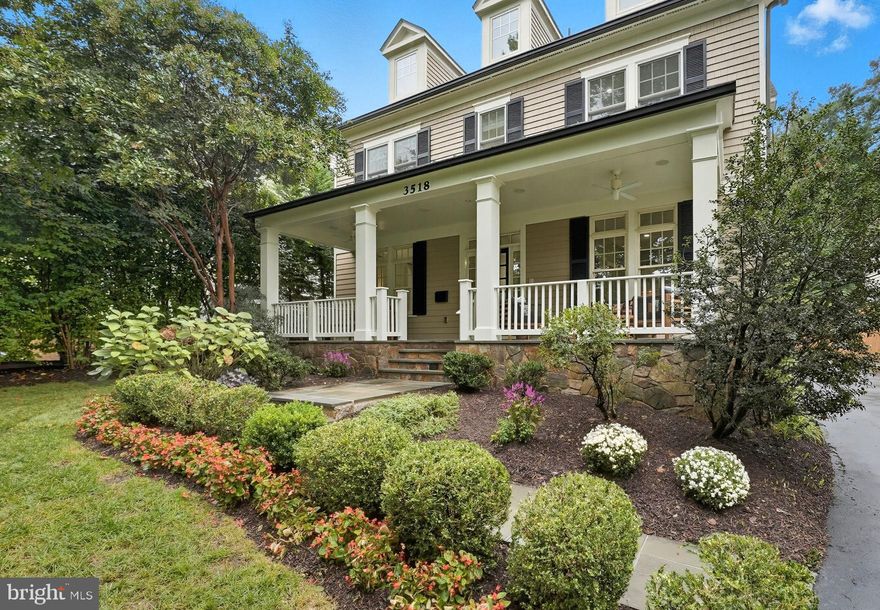 Nestled on picturesque, tree-lined Turner Lane in the Village of Martin's Additions, this timeless Craftsman home offers the perfect blend of charm, comfort, and modern luxury—just steps from the exceptional amenities this enchanting community has to offer. Thoughtfully designed to provide a harmonious balance between intimate spaces and open-concept living, from its inviting layout to its serene surroundings, every detail of this home speaks to refined living in one of the area's most sought-after neighborhoods.

A neighborly covered front porch sets the stage, featuring a classic entry foyer and soaring ceilings. A gracious living room, quiet study, and formal dining room grace the front of the main level. The heart of this home lies in the expansive, true “cook's kitchen“ featuring two large islands, generous counter space, custom cabinetry, high-end appliances, and designer finishes. The adjoining sunlit breakfast room is perfect for casual meals and morning coffee. The kitchen opens to a spacious family room with a cozy fireplace, perfect for relaxing and unwinding. A charming powder room and classic mudroom add convenience to the main floor. 

The second level, with four bedrooms and three full baths, includes the luxurious primary suite, a tranquil retreat with two custom walk-in closets and a spa-inspired en-suite bathroom with a steam shower. It hosts three additional spacious bedrooms, each with custom closets, and two full bathrooms. This level also features a laundry room equipped with a full-sized washer and dryer, a laundry sink, and ample storage. The top floor offers versatile living space, including a fifth bedroom with a full bathroom and a sitting area, making it ideal as a teen suite, private guest area, or extra home office. 

The expansive lower level features a spacious recreation room, a large exercise room, a generously sized sixth bedroom, and a full bathroom, providing more flexible living space. Ideal for an au pair suite, teen getaway, or movie room-- the possibilities abound!  Outside, you’ll find a flat, fenced backyard and a flagstone patio with a custom stone BBQ, making outdoor entertaining seamless and enjoyable. A detached garage is situated at the end of a private driveway, providing ample off-street parking. 

Spend time at nearby Chevy Chase “Shepherd” Park, just down the block at the end of the street’s coveted cul-de-sac. Enjoy neighborhood treasures such as Brookville Market, the Taylor Street farmers’ market, and La Ferme restaurant -- all just moments from your doorstep. Move-in ready and carefully crafted, this home provides the perfect setting for today’s modern lifestyle.