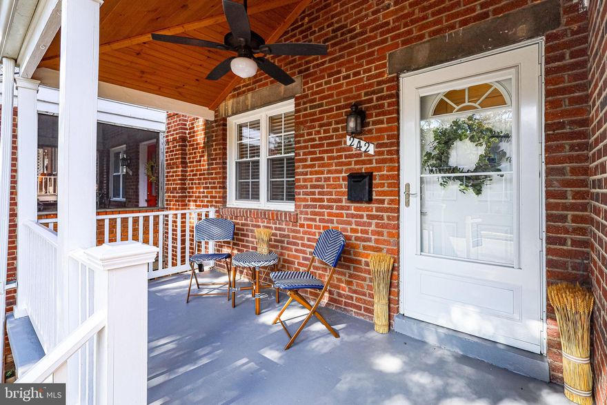 Absolutely perfect location in the center of it all - with your very own off street parking space!  Starting with amazing outdoor space with the relaxing front porch and built-in garden beds or the flat, fully-fenced backyard with adorable full sized shed and large wooden deck for entertaining.   Features  of this meticulously maintained home include,  an eat-in kitchen with white cabinetry,  fresh paint throughout and refinished hardwood floors.   Upstairs offers private space with two bright and spacious bedrooms with a full bath.  Large lower level is fully finished with a full bathroom and walk-out which offers lots of flexibility to use space for your needs - workout room, office, movie room or guest-suite.  Minutes to Potomac Yard, Del Ray, metro, this location offers an  easy commute to DC, Pentagon and Reagan National Airport.