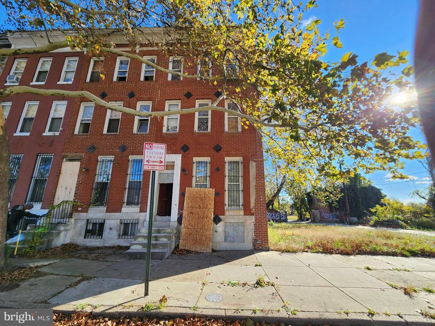 ONLINE AUCTION: Bidding begins 12/19/2025 @ 10:00 AM. Bidding ends 12/23/2025 @ 11:10 AM. List Price is Suggested Opening Bid. Deposit: $5,000.
 
This three-story townhouse is located in the Sandtown-Winchester neighborhood of Baltimore City. Residents can enjoy the nearby facilities and attractions such as Grace Medical Center, Mount Clare Junction and West Baltimore MARC Station. This property is believed to be vacant. The area provides easy access to the nearest major traffic artery, N Fulton Ave, connecting to other parts of Baltimore.