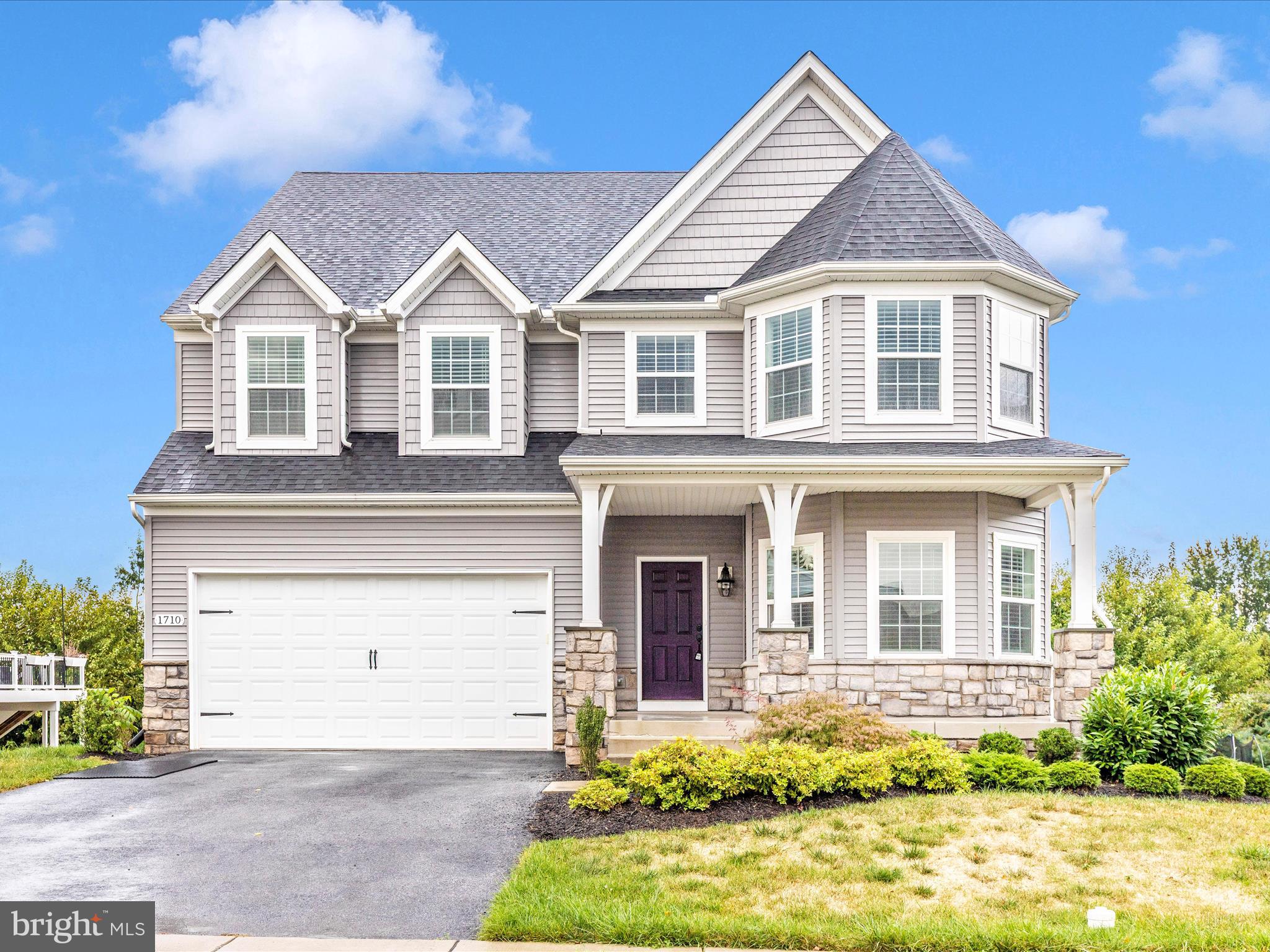 Welcome to Elevated Living in Kellerton!
This beautifully designed Covington model offers the perfect blend of charm, space, and modern functionality in one of Frederick’s most desirable communities.
From the moment you arrive, the inviting front porch sets the tone—ideal for relaxing mornings or evening chats with neighbors. Inside, a sunlit two-story foyer opens to a versatile home office, featuring a gorgeous arched bay window that floods the space with natural light. A full bath just steps away adds flexibility for hosting guests or creating a private suite.
The heart of the home is the open-concept main living area, where style and comfort meet. The spacious dining area flows effortlessly into the gourmet kitchen, complete with modern cabinetry, a large center island, stainless steel appliances, and quartz countertops—perfect for entertaining or casual family meals.
Upstairs, the luxurious primary suite offers a peaceful retreat with tray ceilings, a walk-in closet, and a spa-inspired ensuite bath. Additional bedrooms are generously sized, and a convenient upper-level laundry room makes daily chores a breeze.
Outside, enjoy the beautifully landscaped yard and all the perks of Kellerton living—community parks, walking trails, and picturesque mountain views just minutes from downtown Frederick, shopping, and commuter routes.