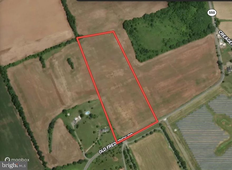 Beautiful land for sale in Frederick County.