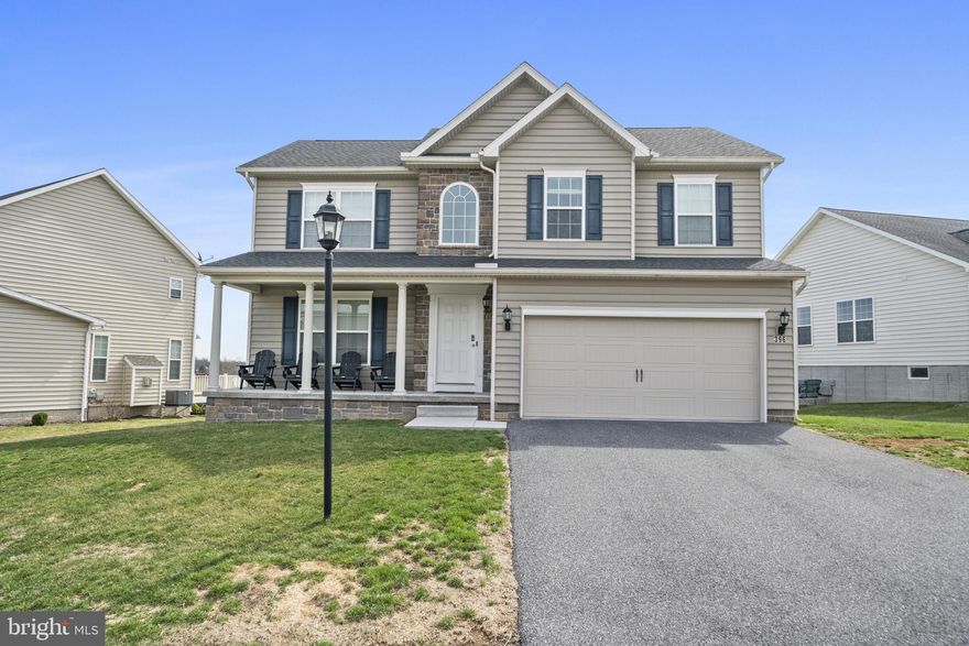 Welcome to this well-maintained 4-bedroom, 2.5-bath home in the desirable Cumberland Village community, just minutes from downtown Gettysburg. Built in 2017, this thoughtfully designed home offers over 2,000 square feet of comfortable living space, featuring an open and functional layout, spacious bedrooms, and a bright kitchen with ample cabinetry and natural light. Just off the kitchen, you’ll find a large pantry providing excellent storage and everyday convenience.
Upstairs, the home continues to impress with generously sized bedrooms and a second-floor laundry room, ideally located on the bedroom level for added ease and efficiency.
The home also includes a full, unfinished basement perfect for storage or ready to be customized to suit your needs, with the added benefit of a walk-out door to the exterior, offering flexibility for future finishing and easy access. A 2-car garage, inviting living spaces, and a manageable yard complete the package, making this home an excellent opportunity for both comfortable living and long-term potential.
