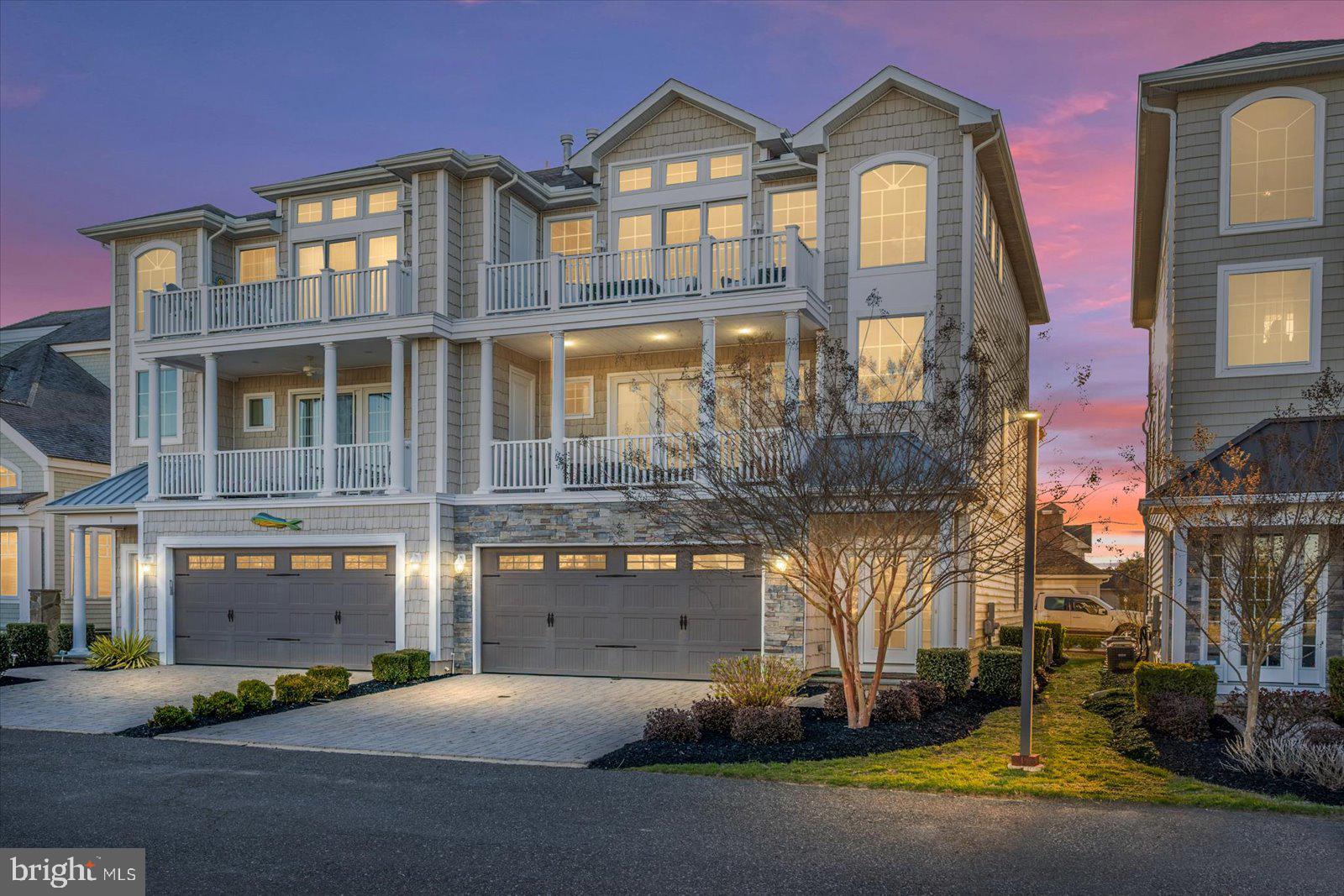 This beautiful home in West Ocean City offers stunning water views of the Ocean City inlet and Assateague Island. You’ll enjoy waking up to nature right outside your window. The home is in a great location, just a short walk or bike ride from the Marina, Sunset Grille, Harbour Side, and more. It’s the perfect spot to enjoy everything West Ocean City has to offer!
This townhome has been meticulously upgraded with luxury features throughout, ensuring both style and functionality. The spacious layout includes 4 beautifully appointed bedrooms, 5 full bathrooms, and a bonus room that can be used as an office, sitting room, or even a 5th bedroom. The home features not one, but two fully equipped kitchens, including 4 refrigerators and a bait chest freezer, making it perfect for entertaining or preparing meals with ease. The addition of a water softener system ensures the highest quality water throughout the home, and with 2 washers and 2 dryers, laundry days are a breeze.
The living spaces are designed with the finest details in mind, offering an elegant coastal charm with modern amenities. From the beautiful, high-end finishes to the custom features that elevate this home, no detail has been overlooked. A new HVAC system ensures optimal comfort year-round, while the built-in elevator provides accessibility and ease of movement between floors.
This property offers the best of luxury living in one of Ocean City's most desirable locations. With amazing views, top-of-the-line upgrades, and a great spot close to everything, this is a home you won’t want to miss!