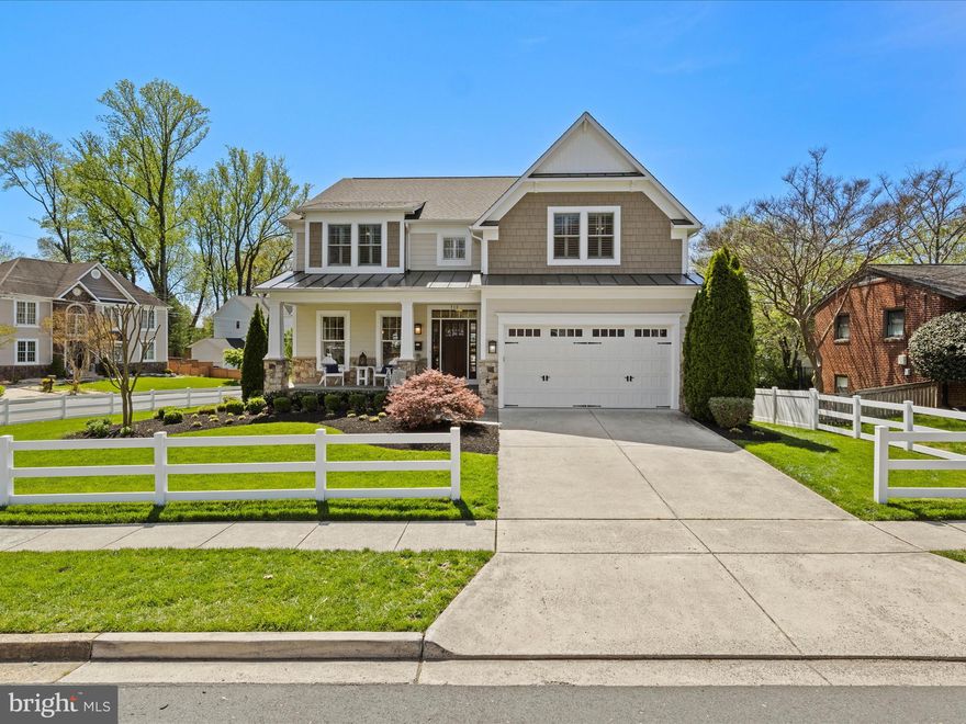 **OPEN HOUSE 4/20 from 3pm to 5pm - 4/21 from 2pm to 4pm** 
Welcome to 713 Ware St. SW, an exquisite and meticulously maintained craftsman built by renowned Fisher Customs Home. Nestled in the Town of Vienna, this 5 bedroom - 4.5 bathroom home boasts over 4,800 square feet of finished living space and is located on a prime .27 acre corner lot. Upon entering, you are greeted by the unique home's design that perfectly blends open concept living with high end finishes and impeccable attention to details. Step into the sun lit main level featuring a large gourmet eat-in kitchen with center island and stainless-steel appliances, a well-appointed dining room, family room with gas fireplace and an office with custom built ins. A set of slider doors are your gateway to the Trex deck area overlooking a private backyard area. The property has been professionally landscaped to create a serene outdoor oasis, offering a perfect blend of beauty and tranquility. The lush grounds surrounding the home provide a private retreat and a place to entertain guests in style including a beautiful custom-built flagstone patio with fire pit. The upper level houses the spacious owner’s suite with a luxurious en-suite bathroom and two walk-in closets. Three additional large bedrooms and two full bathrooms with en-suite access complete this floor. The finished walk-up basement offers a large and bright recreation room with large windows, wet bar, a fifth bedroom with full bathroom and a large storage room. The 2-car garage has direct access into the mud room complete with utility sink and built in cubbies for the whole family. Conveniently located in the heart of Vienna, this home provides quick access to anywhere you need to go. Easy access to the Vienna metro (1.2 miles) and I-66, Merrifield and Tysons Galleria, diverse dining options, world class entertainment venues like Wolf Trap and the new Capital One theatre. 1 block to Meadow Lane Park. Marshall Road, Thoreau & Madison school pyramid. Don't miss this rare opportunity to own a piece of architectural excellence in one of Northern Virginia's most coveted locations.
