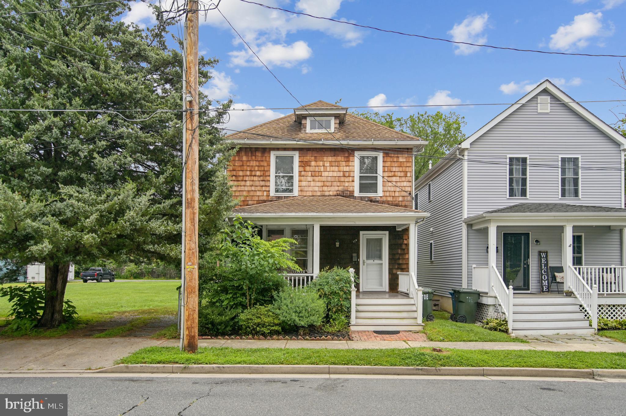 This craftsman-style home, built in 1920, features stunning original woodwork, flooring, and light fixtures. Originally constructed for Richard and Hattie Nixon, it is part of the historical "Hill" community of African American homes and businesses. This is an opportunity to own a piece of Easton history. Conveniently located just two blocks from The Academy Art Museum, Waterfowl Building, and all the shops and restaurants that downtown Easton has to offer. Do not miss the chance to relax on the front porch and enjoy this delightful residence.