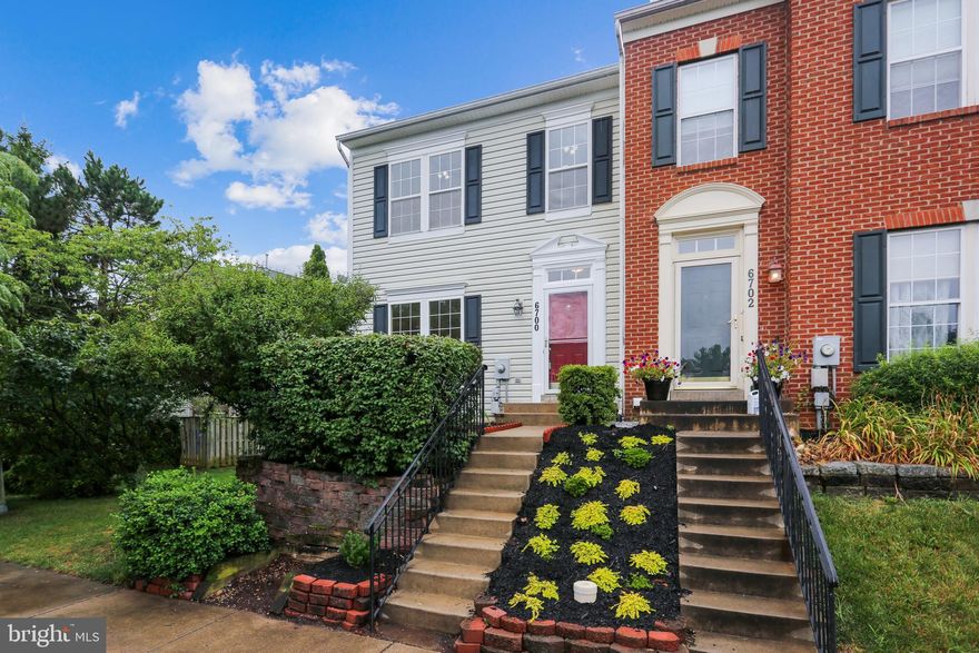 This wonderfully updated 3 bedroom, 3.5 bathroom, end unit town home features a newly renovated kitchen with granite counters and tile back splash, stainless Whirlpool appliances, beautiful wood flooring on the main and upper levels with new synthetic wood flooring in the bedrooms and lower level. All of bathrooms have been refreshed with new sinks, vanities, toilets, light fixtures and mirrors. Expansive lower level with lots of storage. A fantastic fully fenced, park-like backyard with a deck, inviting patio and new sod was just put down. The AC Compressor was replaced in June. The coil in the HVAC was also replaced in June. Lots more to see, close to 2200 finished square feet. Close to shopping and restaurants. This is one home you don't want to miss.