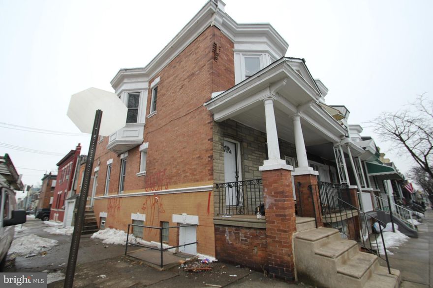 Great opportunity for a savvy investor. This 2 x 2 duplex has yet to reach its potential with a newly renovated 1st floor unit with a full length basement that could be converted to additional living space and outside access. 2nd Floor also features 2 bedrooms and needs renovation... Roof is brand new with a 10 year transferable warranty, separate utilities, attached garage that can be used as additional storage or rental income, separate entrances for each unit. Huge property that is close schools, shopping, public transportation... easy access to all major highways and minutes from Fairmount Park.