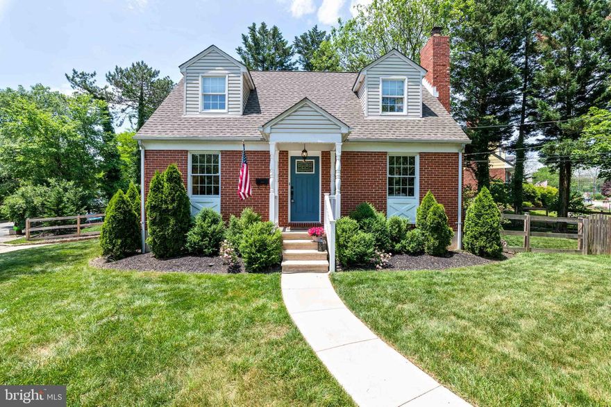 This adorable updated Cape Cod in Luther Village is situated on a corner lot at the end of a quiet cul-de-sac. Inside, this home is spacious and bright, with an updated kitchen, opened-up floor plan on the main level, gleaming hardwood floors and a cozy fireplace. Enjoy fresh air on the new deck and in the fenced-in back yard! This property also features a private driveway with one off-street parking space.
