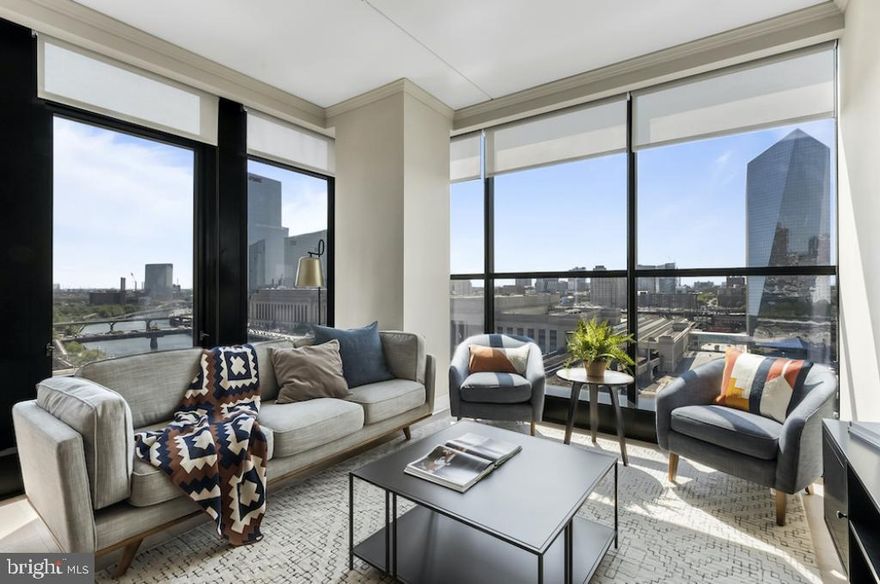 LIMITED TIME: 1month of FREE RENT on a 13 month lease! Some restrictions apply. Welcome to RIVER WALK SOUTH! Every element of modern living is seamlessly integrated to create a community that offers unparalleled comfort and convenience. From the moment you arrive, you’ll be greeted by the sleek design of the first of three 26-story, all-glass towers that make up this impressive residential complex. The spacious kitchen features sleek countertops, WATERFALL ISLANDS, STAINLESS STEEL appliances, expansive BREAKFAST BAR, perfect for both cooking and entertaining, and HIGH-END FINISHES throughout. HARDWOOD FLOORING runs throughout the living spaces, adding warmth and style, while HIGH CEILINGS and FLOOR-TO-CEILING WINDOWS bathe each home in natural light. Solar shades ensure your comfort and privacy while offering energy efficiency. Many residences also come with PRIVATE BALCONIES or terraces, allowing you to enjoy the vibrant city views and relax in your own outdoor space. The DESIGNER BATHROOMS feature luxurious touches, such as subway tile, glass-enclosed showers, and modern fixtures. The building is equipped with 24/7 FRONT DESK ATTENDANTS, PACKAGE ACCEPTANCE, and on-site management to ensure your needs are always met. Additionally an online resident portal for easy rent payments and work order entries make daily life even more convenient. For EXTRA STORAGE, there are resident storage units and BIKE STORAGE available, making it easy to keep your belongings organized. With OVER 50,000 SQUARE FEET OF AMENITIES, you'll have access to everything you need. Private resident SPORTS COURTS cater to all levels of play, while the stunning INFINITY POOL with SUN TERRACES offers an oasis to relax and enjoy the BREATHTAKING VIEWS of the Schuylkill River and Philadelphia's iconic skyline. Fitness is made easy with a STATE-OF-THE-ART FITNESS CENTER, yoga, Pilates, & cycling studio. For those who work from home or need a space to concentrate, the CO-WORKING SPACE AND PRIVATE OFFICE PODS provide a comfortable and efficient work environment. And of course, GARAGE PARKING is available for your convenience. River Walk is home to a FLAGSHIP GIANT™ SUPERMARKET, offering GROCERY DELIVERY, along with a prepared food bar for quick meals. For dining options included Hissho Sushi Bar, Saladworks, Super Hong Kong Chef, and the Giant Pub, where you can enjoy a wide selection of 60 beers on tap. You’ll also find a STARBUCKS™, so you can enjoy your favorite coffee drinks without leaving home. The RESIDENT LOUNGE has a COMMUNITY KITCHEN, and there is a OUTDOOR PICNIC PATIO. With PET-FRIENDLY accommodations and on-site pet care, your four-legged friends will feel right at home, too. Located just minutes from Philadelphia’s renowned arts/culture scene, including the Academy of Natural Sciences, The Franklin Institute, The Rodin Museum, & The Barnes Foundation. When it’s time to shop, you’ll be close to Rittenhouse Square and world-class stores like Boyd’s & The Shops at Liberty Place. For dining, indulge in local favorites such as Vernick Fish, Jean Georges, Walnut Street Café, Moustaki, Friday Saturday Sunday, & Dizengoff. With major employers at Comcast Center, Cira Centre, Aramark, & nearby hospitals like Hospital of the University of Pennsylvania & Children’s Hospital of Philadelphia (CHOP), you’ll be centrally located for work & play. Universities such as University of Pennsylvania, & Drexel University are also nearby, making this location perfect for students & faculty alike. With easy access to Fairmount Park, Schuylkill River Park, Love Park, & Penn Park, as well as the Schuylkill River Trail, green spaces abound for outdoor enthusiasts. Getting around is a breeze, thanks to nearby transit options like 30th Street Station, Suburban Station, & major highways like I-95, I-76, and I-676. Please note: Photos shown are of various model units. Actual finishes and layout may vary. Pricing and availability are subject to change.