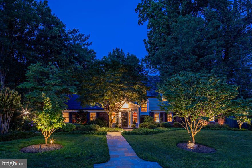 Stunning Edgemoor colonial nestled on a premiere, nearly 1/2 acre fenced lot with meticulous landscaping designed by renowned firm Oehme,Van Sweden.  This classic home boasts four bedrooms, including a main floor suite, updated bathrooms, sunny breakfast room/family room addition with views to the expansive terrace and heated pool with autocover!  A banquet sized dining room and formal living room beckon with walls of windows and French doors to capture the natural light.  A cozy basement features a rec room, full bath, huge laundry room and extra storage.  An enormous level walk in attic increases the storage on the second floor, and charming built ins are found in the bedrooms throughout.  A detached two car garage is accessed from the rear of the property as well.  Located in the Whitman HS cluster and walking distance to Metro, the Edgemoor Club, and the best of Bethesda's dining and shopping options.