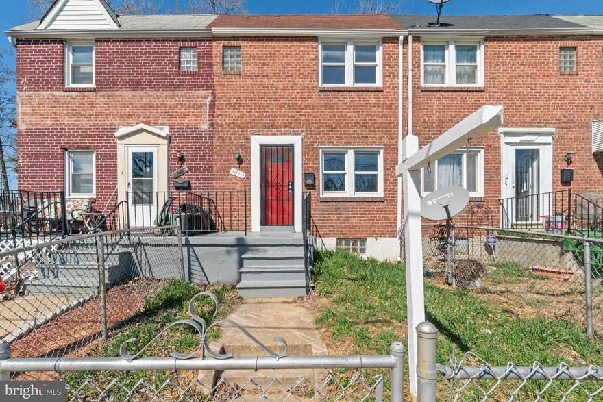 There is no place like home so look no further for your next one! This property is perfect for a person who wants access to city living, but enjoys living in quiet and peace. As you arrive home, you will notice the fenced in front yard and a porch that will allow enjoyment during the warmer months. There is additional outdoor space in the back yard. On the first level, you will instantly notice the charm of a Baltimore home, the infamous archways that separate the living room from the dining room. There is an additional archway that leads to the second level. The second level features 2 generously sized bedrooms and 1 bathroom. The basement is perfect for laundry and storage. The major systems of the home have been well maintained and the current owner will offer a home warranty for the buyer. 3054 Grantley is in close proximity to the West Cold Spring Metro Station, Pimlico Race Course, Coppin State University, Baltimore City Community College and Druid Hill Park. Ready to call 3054 Grantley your home? Let's work together to make it a reality!