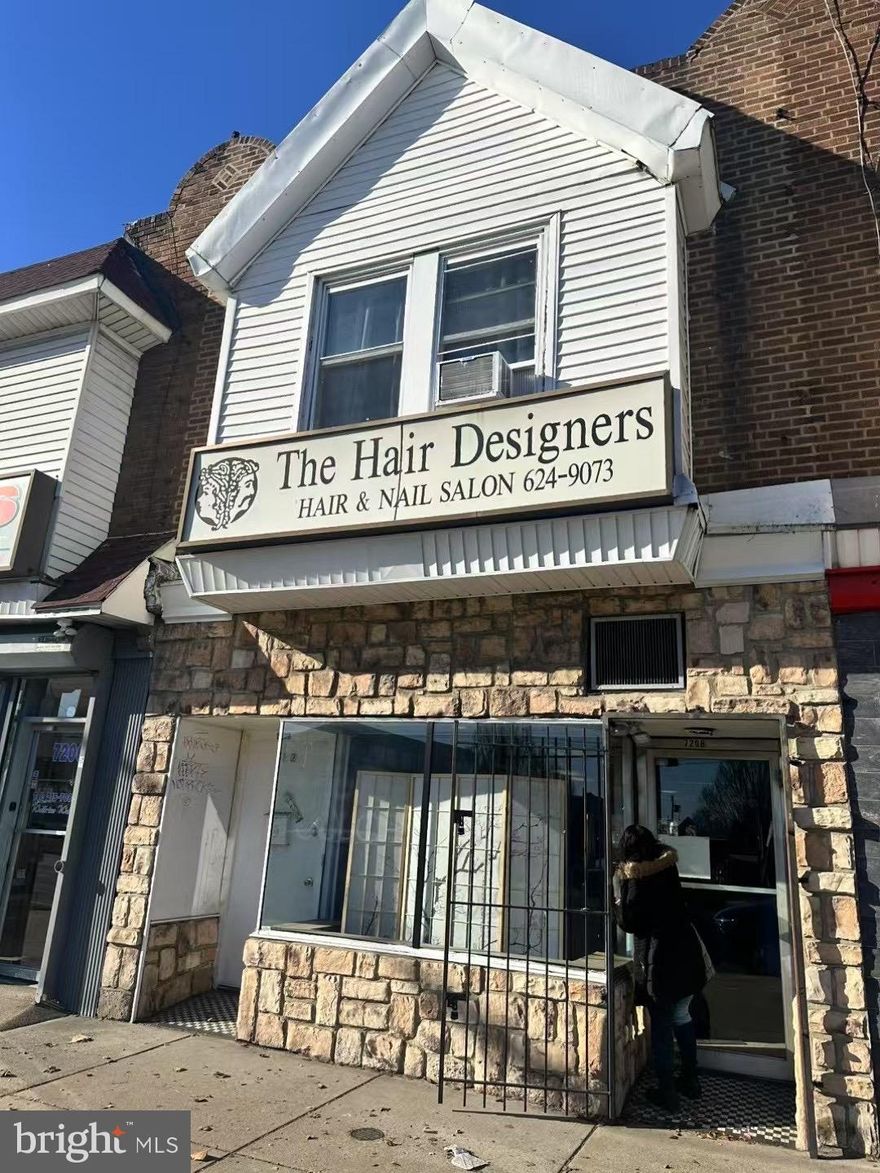 Don't miss out on this exceptional owner-operator or investment opportunity, featuring a well-maintained commercial space in a prime location with excellent exposure. The property includes a spacious two-bedroom apartment on the second floor, generating a rental income of $1,100.  First floor with potential rent of $2000. Additionally, there is a rare detached one-car garage, currently rented for $125, and one car parking at the rear. The building boasts updated fire alarms and central AC. Both floors have separate electric and gas utilities, ensuring convenience and efficiency.