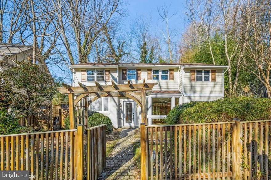 This delightful home, with its fully fenced yard, offers so many interesting living spaces: the updated, table space kitchen with its white cabinetry and stainless steel appliances; a wonderful primary suite with attached full bath, plus a sitting room, office or exercise room with a sky light, and a large walk-in closet.  On these cold days and nights, the sleek gas fireplace in the family room will be a treat. Once spring arrives, you'll enjoy the screened porch with its tiled floor, and the energy efficient windows and the dual HVAC units are a year-round bonus.  In additon to 3 bedrooms (all have built-ins), this home has a multi-purpose den and a laundry room close to the bedrooms. This  great location is close to parks, 1.5 miles to Costco and Target, 2 miles to Wheaton Metro (red line) and less than 3 miles to Grosvenor metro -red line.   Don't miss the opporutnity to make this your home.  Open Sunday, January 14th from 2 - 4 pm.