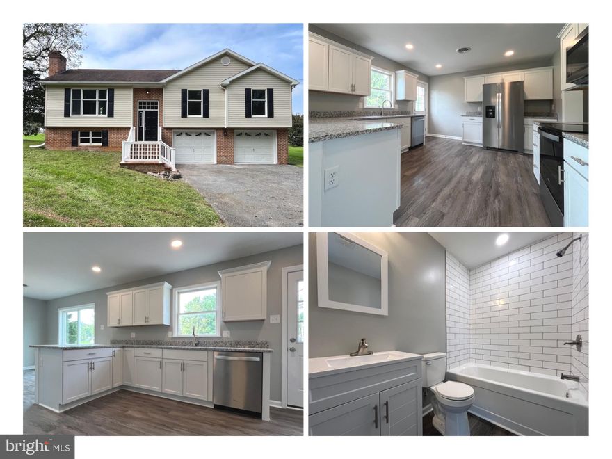 Move In Ready 4 bedroom, 3 new bathroom split foyer located in Shepherdstown WV. This home is complete with fresh paint from top to bottom, new LVP flooring throughout, new brushed nickel hardware and fixtures, new HVAC and three updated bathrooms. The NEW KITCHEN features new granite counter tops and new stainless-steel appliances. A new rear deck, complete with Trex decking boards, overlooks a big backyard. Schedule your' showing TODAY!