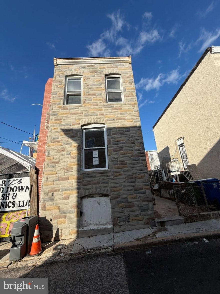 An incredible opportunity is being presented at an incredible price. This 3 story detached home is a great investment opportunity for those seeking a single family home in the Baltimore City area. Residents can enjoy convenient access to nearby parks such as Carroll Park and Union Square Park, offering open green spaces, playgrounds, and community events perfect for outdoor recreation. Close proximity to the metro station, Light Rail, I-95, I-295, and I-83. Downtown Baltimore, the Inner Harbor, and Camden Yards are just minutes away, providing a wide variety of dining, shopping, and entertainment options. The main level of this home features an ample living room which overlooks into the kitchen area. The upstairs features 2 bedrooms and a full bath. The basement can be finished for extra living space. Definitely need to add this one to your portfolio!