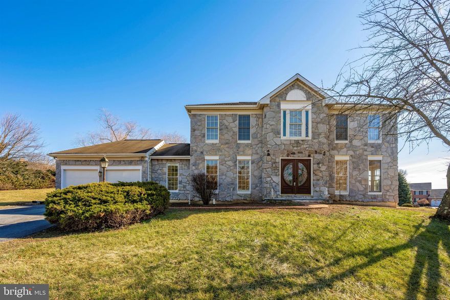 Located North of Hagerstown in the appealing Foxleigh neighborhood this grand home offers almost 4500 SF of living space. Included on the main level with hardwood, tile or carpet floors it the formal living and dining room, a large family room with gas fire place, a sunroom, spacious kitchen with stainless steel appliances and solid wood cabinetry, office or craft room and a large mudroom with laundry. The upper level includes a master suite with large bath and 3 additional bedrooms. The finished lower level offers a large rec room, kitchen, potential 5th bedroom and a full bath. The lot is oversized with lots of room for outdoor activity.