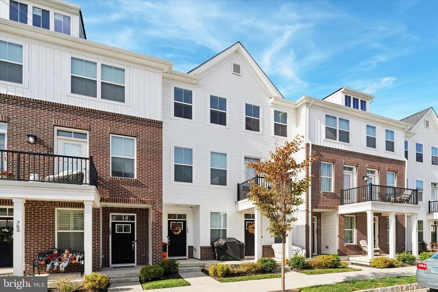 Welcome to 784 Ore St in the sought after Steelpointe neighborhood - just a short walk from the best of Phoenixville Borough's lively downtown scene.  Enjoy walking, jogging or biking on the Schuylkill River Trail with it's beautiful scenery.  Only 4 years young, this lovely 3 bedroom, 2 1/2 bath townhome is move-in ready. Enter into the foyer and you'll love the tasteful wood floors and large coat & storage closets.  Upstairs is an open floor plan with living room, dining area and kitchen all in an expansive space.  The kitchen is bright and welcoming and features white cabinets, stainless steel appliances and granite counters.  The living room has recessed lighting on dimmers and plenty of space for furnishings.  The dining area opens to the rear balcony - perfect for outdoor grilling.  A stylish half bath completes this level.  Up one more floor and step into the large primary suite with a beautiful wood accent wall, spacious walk in closet and modern ceiling fan.  The ensuite bathroom is spacious with a double sink vanity, recessed lighting, and large shower stall with attractive tiling.  Two other bedrooms occupy this level, both with ceiling fans and plenty of closet space (one walk-in).  They are serviced by a hall bath which has a double sink vanity, recessed lighting and a tub/shower.  Conveniently located, the laundry offers plenty of space and has shelving.  The location of this home offers plenty of parking possibilities including the attached garage rear parking and street parking in the front.  Enjoy all that Phoenixville has to offer from restaurants, breweries, to boutique shops and home town festivals all within walking distance of your own home!