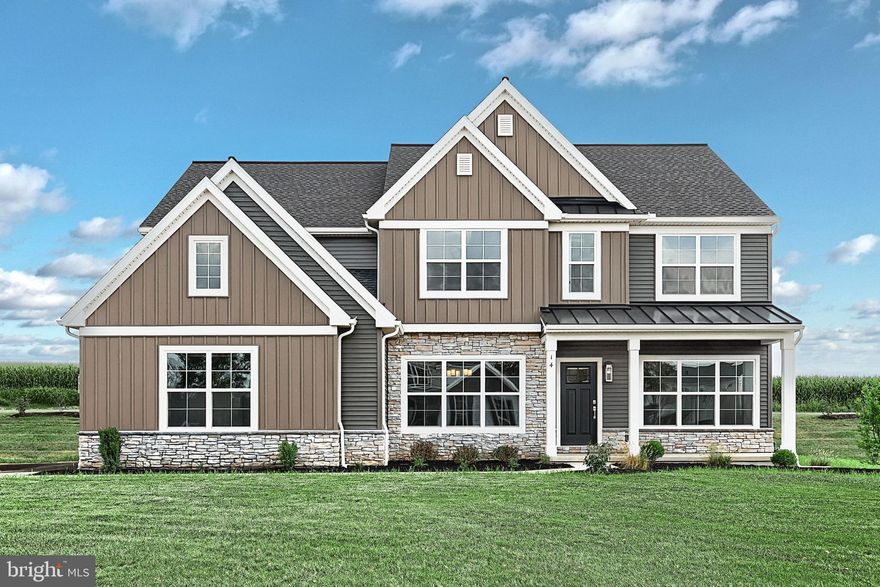 This stately 2-story home with an inviting front porch has a 2-car, side load garage and 9’ ceilings on the first floor. The mudroom entry from the garage features a spacious pantry and built-in bench. Stylish vinyl plank flooring flows throughout the main living areas. To the front of the home, the foyer is flanked by a dining room, accented by craftsman wainscoting, and a cozy living room. A convenient butler’s pantry connects the dining room to the kitchen featuring quartz countertops with a tile backsplash, enhanced cabinetry and appliances, and a large center island. The kitchen opens to a breakfast area and a beautiful sunroom, which also provides sliding glass door access to the screened-in porch. The 2-story great room, warmed by a gas fireplace with stone surround, is adjacent to the carpeted study. On the second floor, the owner’s suite includes a private bathroom with a double bowl vanity, tile shower, freestanding tub, and an expansive closet. Three additional bedrooms, 2 full bathrooms, and a convenient laundry room complete the 2nd floor. (The floor plan shown represents the standard layout for this home plan. Actual layout, features, and options may vary. Construction plans take precedence over artwork. Please see the Community Sales Manager for details.)