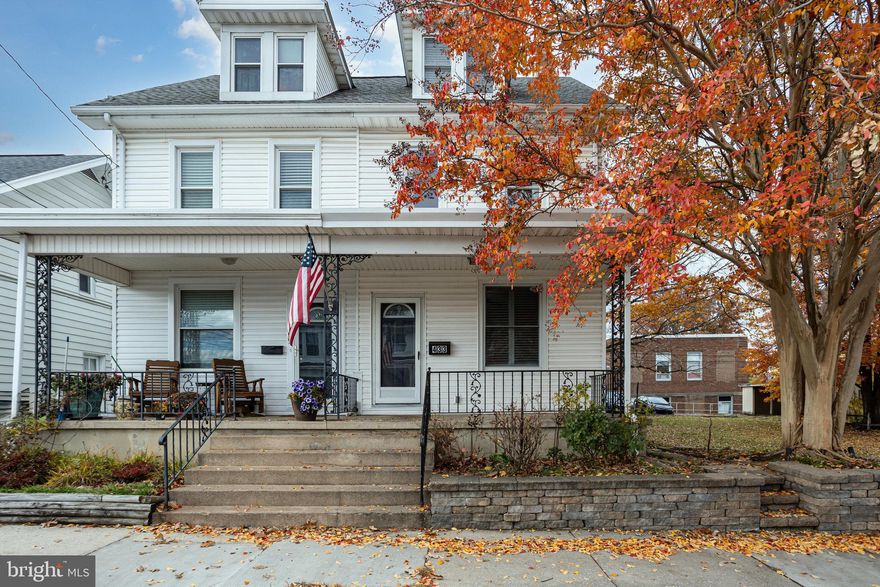 Welcome home to this well-maintained 3 bedroom, 1.5-bath semi-detached gem offering 1,329 square feet of inviting living space designed for comfort and convenience. Step inside to the spacious living room featuring a ceiling fan, stylish luxury vinyl plank (LVP) flooring, and beautiful plantation shutters on the first floor. The updated window treatments continue into the dining room, where you’ll find built-in shelves and cabinetry, perfect for displaying your favorite pieces or storing dinnerware. A short hallway leads to the updated kitchen with more LVP flooring, abundant cabinet space, and generous countertops for meal prep and entertaining.

Head upstairs to find two cozy, carpeted bedrooms, and an office (Office was appraised as a 4th bedroom).and a full bath with dual sinks and LVP flooring. The third-floor primary bedroom and bath boasts fresh paint and updated window treatments, offering the perfectprivate retreat.  Enjoy the new gas furnace (Dec. ’23) and central air conditioning for year-round comfort, plus a new water heater (Jan. ’25). 

Relax on the welcoming front porch or unwind in the private fenced yard with patio, ideal for morning coffee or evening gatherings. A large outdoor shed (that needs only minor updating) offers great storage and could even be converted into a one-car garage. An unfinished basement provides excellent additional storage space.

Perfectly situated within walking distance to Bridge Street’s shopping and dining, Hilltop Elementary, and New Cumberland Middle School, this home also offers an easy commute to Harrisburg, Camp Hill, Mechanicsburg, or York with quick access to I-83 and the PA Turnpike. A wonderful blend of comfort, character, and convenience. This home truly has it all! A joy to own.