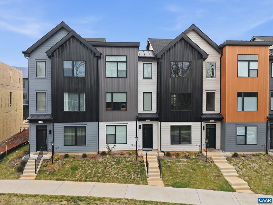 BRAND NEW (2025) End Unit in Crozet?s coveted Old Trail?move in and sparkle for the holidays! Built by respected local builder Southern Development Homes, this home delivers beauty, function, and efficiency. It features premium exterior finishes and a bright, open main level anchored by an oversized kitchen island?perfect for cooking, gathering, or spreading out for work and play. The home comes fully equipped with appliances, including the refrigerator, washer, dryer, and an upgraded range. Enjoy outdoor living on the covered deck, and appreciate thoughtful touches throughout: window treatments, a new shower-head, and a remote-controlled ceiling fan in the workout room. Set in the heart of Old Trail, you?re just a short stroll to the golf course, Restoration restaurant, and the vibrant Old Trail Village with dining, shopping, and ACAC. As an end unit, the home is filled with natural light and enjoys extra privacy with green space directly across the street?plus convenient street parking right out front. This home is also PEARL Gold Certified, showcasing its energy efficiency and year-round comfort. Come take a look today!,Maple Cabinets,Quartz Counter,White Cabinets