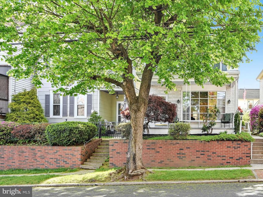 This lovely single home is conveniently located in the charming little town of Orwigsburg. You will be  in walking distance of restaurants, shops, churches and other amenities.  Sit on your shady front porch to  watch the world go by or take advantage of the private patio where you can listen to the calming sound of the waterfall  in your backyard pond.  Indoors you will find a comfortable double living room and a sunny  kitchen set up for  the cook's convenience.  Upstairs the main bedroom is at the back of the house and includes a sunporch now used as an office but  available for use and a reading nook, craft area or any number of other uses .  Two  more bedrooms and a full bath complete this space.  There is a large walk-up attic and a full basement for storage.  The Seller will be leaving many items to make your move easier including, but not limited to, outdoor furniture,  shed with lawn and garden equipment, counter top microwave, barstools