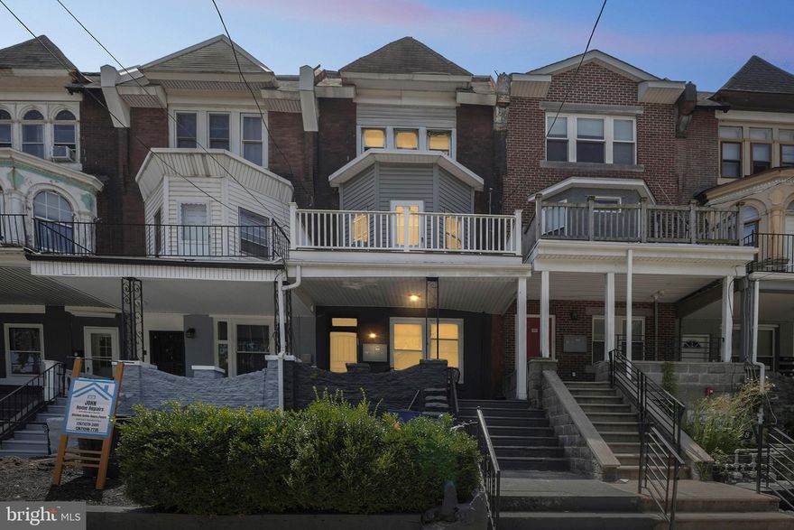 Turn key opportunity steps away from the Philadelphia Zoo and fairmount park. This quadplex features 3 one bedroom apartments and 1 two bedroom apartment on the first floor.
Great for investor to add a income producing building or first time buyer .