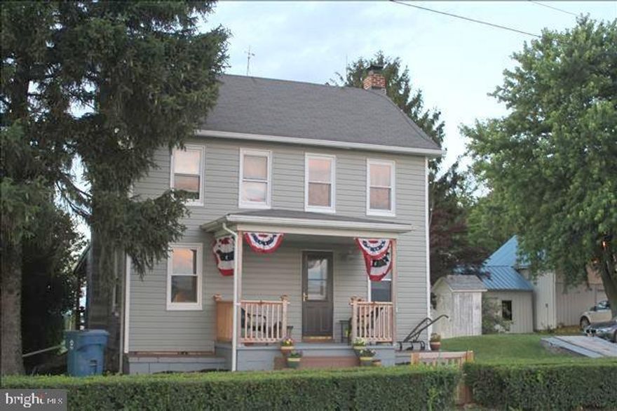 Charming updated farmhouse on 1 Acre. Tucked away from the hustle & bustle yet only 5 Min to Red Lion & 10 Min to Rt 30. This home has everything you need for your own little Farmville! Numerous outbuildings, including hog barn w/cement floor, chicken coop, 2 fenced pastures with new gates, outhouse and smokehouse. Underground fencing, two wells, new windows, new siding and lots of updates throughout the home!