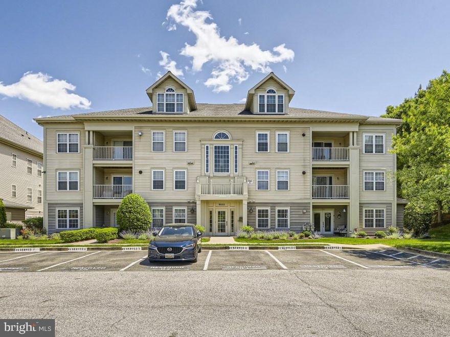 Move-in conditions. First floor unit no stairs to the Unit. Backing to open space.  Spacious Primary bedroom with walking closet and it's own bath. Blinds and window treatments. Very good size 2nd bedroom with also walk-in closet and full bath. Very large living room that opens to a patio and open space. Separate dining room. Gourmet efficiency kitchen with Quartz counters and Stainless steel appliances. Full size washer and dryer in the unit in a great size utility room/storage. One reserved parking and abundance of guest parking. Great location for commuters to Baltimore or Washington.  Close to several shopping areas, restaurants, Wegmans Grocery store.  Freshly painted and ready to move-in!
Credit Score acceptable to the landlord 680 or higher. $100.00 Repair Deductible. Tenant Must get a Renter's Insurance. Rental Application $38.00 per adult occupant.