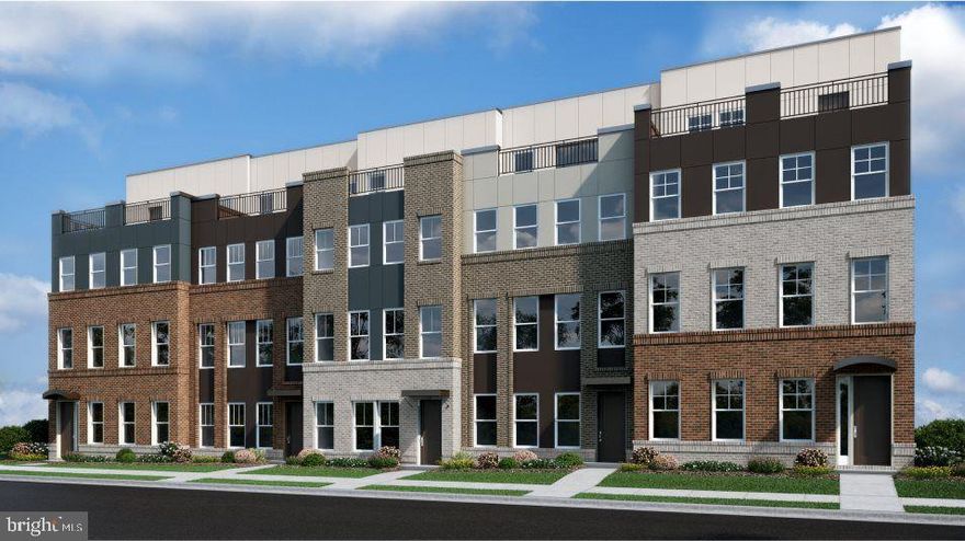 One of our final homes in Crown East - don't wait to call us!. This absolutely gorgeous four-level townhome checks all the boxes! First floor with 2-car garage, rec room and full bath. Airy and bright second level features a sleek rear kitchen with quartz countertops, large island and stainless steel GE® appliances, dining room, Great Room and powder room. The third level hosts the owner's bedroom with hardwood floors, walk-in closet and spa-like bath, plus two additional bedrooms, full bath and laundry room. Amazing fourth level has an additional bedroom, full bath and it's own rooftop terrace!SHOWING  BY APPOINTMENT ONLY.