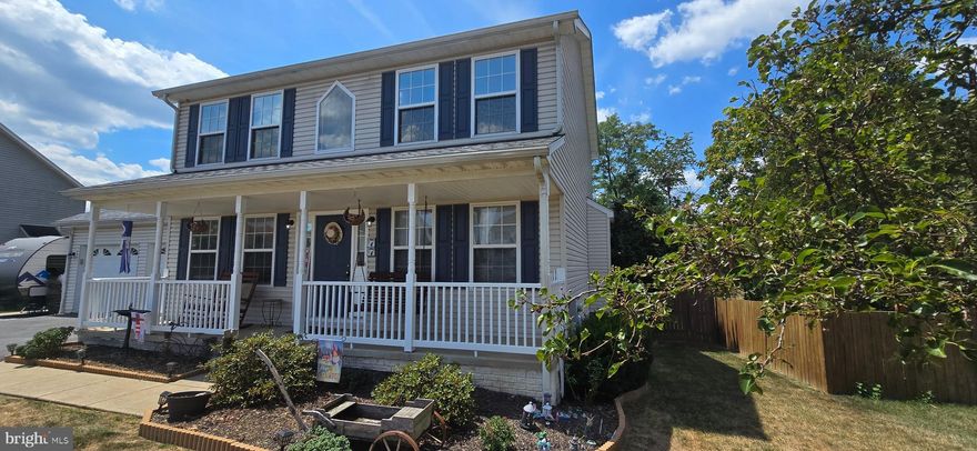 THE PRICE HAS BEEN REDUCED!!! This beautiful home has been waiting for you. Get your showing on the books. This home is going to move...  

Welcome to Mills Farm. This large, well maintained, move-in ready home is over 2000 sq ft and is situated on .23 acres.  This beauty offers four bedrooms and three and a half baths with  a  fenced in backyard that overlooks a pasture field. This residence features a modern , newly renovated kitchen (updated in 2023) with quartz countertops, stainless steel appliances, LPV flooring and perfectly matched ceramic tile, a two car garage with epoxied floors with extra storage in the attic. Moving on to the upstairs, a beautiful primary bedroom is showcased .This room is located in the backend of the dwelling with a  primary bath that gives prominence to a large jacuzzi tub, stand up shower, a separate room for the toilet, double bowl sinks and a walk in closet. 
           Returning to the hallway, you will notice two more spacious bedrooms ,a second full bath, and a sitting area. This house also has a fully finished basement with a fourth bedroom and a third bathroom, a great room  that would make a good movie room / gym. The sizable laundry room houses a. newly updated washer and dryer and is big enough to be used as a mud room if you so desire.
           Other updates including but not limited to;  new paint, ceiling fans located in family room, library, all bedrooms, deck flooring replaced in 2024, garage flooring epoxied in 2019, laundry floor upgraded in 2022, rubbermaid shed, new HVAC system (2) 2021, water softener 2021, water heater 2024, household filter 2023 , roof replaced in 2019,
            This remarkable residence will not last long on the. market, call TODAY for a showing!