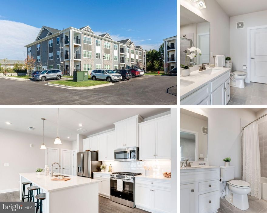 *Welcome to this like-new 2-bedroom, 2 full bath top-level condo in the rarely available 55+ community of Liberty Place*This immaculate home offers the perfect blend of modern updates, privacy, & low-maintenance living—all just minutes from Eldersburg's best shopping, dining, & conveniences*Step inside to discover a spacious open-concept layout designed for today’s lifestyle*The gourmet kitchen features quartz countertops, natural gas cooking, a custom tile backsplash, large center island, brand-new stainless steel appliances, & wide-plank luxury vinyl flooring that continues throughout the main living areas*The kitchen flows seamlessly into the bright living & dining spaces—perfect for entertaining or everyday comfort*Enjoy peaceful mornings or relaxing evenings from your private balcony, offering scenic views & a tranquil setting*The primary suite is a true retreat with a luxurious en-suite bath featuring dual sinks, ceramic tile flooring, a tub/shower combo, & a generous walk-in closet*A second carpeted bedroom is ideal for guests, a home office, or hobby space, with an adjacent full bath that also includes quartz countertops & a full tub/shower*Additional highlights include in-unit front-loading laundry, recessed lighting, multiple storage closets, energy-efficient systems, & dedicated parking with guest spots nearby.*The building features a secure entrance, elevator access, & beautifully maintained common areas*Enjoy worry-free living with an HOA that covers exterior maintenance, snow removal, water, trash, & more*Liberty Place is the perfect choice for those seeking a move-in ready, low-maintenance lifestyle in a new vibrant 55+ community*