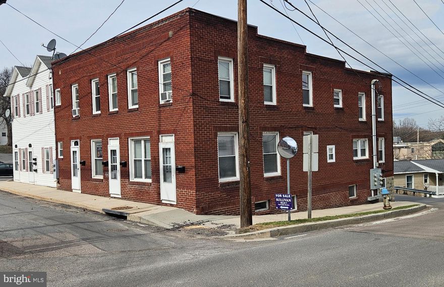 Attention Investors!! 7 unit apartment complex central to downtown Frostburg. Minutes from the Great Allegany Passage( Gap Trail) , and less than one mile from Frostburg State University!Very well maintained and zoned C3 vibrant mixed use town center commercial district. This means that this property is suitable for the downtown/ town-center area which typically allows a mix of retail, office, residential above the ground floor, and other compatible uses as outlined in the city’s zoning ordinance.Units are long term tenants and one unit  is furnished and vacant for owner’s personal use and can easily be rented for additional income. Great investment opportunity on so many levels! Won’t last!!