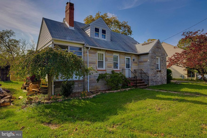 Cape Cod living on a Large Lot..hardwood floors, granite counters. large lot over sized garage with new roof driveway fits 4 -6 vehicles. all drywall and plumbing and electric & insulation has been replaced within the last 8 years, wood burning furnace also a heat pump,fireplace * pot belly stove central air. extra room off dining area can be converted to 3rd bed. large mast upstairs along with master bath separate shower and tub. attached sunroom. garbage disposstainless steel appliances. Come See your  New Home TODAY