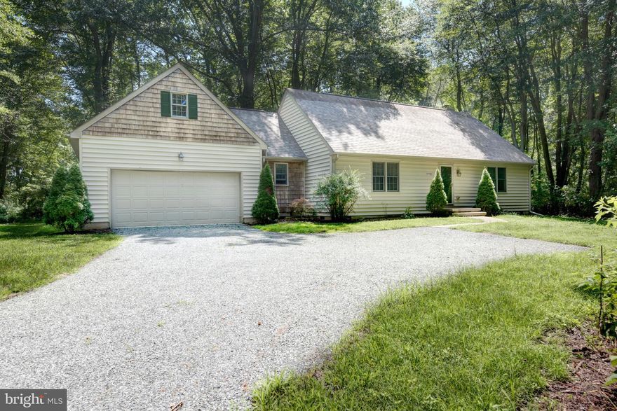 OPEN HOUSE CANCELLED.  SELLER HAS ACCEPTED OFFER.   9 year old cape with wonderful open floor plan. Nestled in the woods for privacy. Bay water privileges and marina nearby. This property is part of Tolchester Estates.