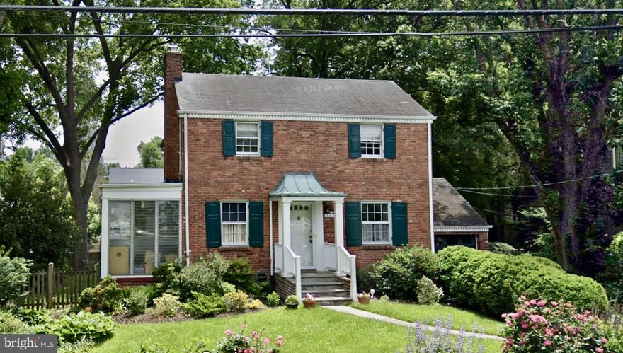 **Offer deadline 11am on Tuesday 3/25**Open Saturday 3/22 and Sunday 3/23 from 2-4 pm! Welcome to this charming Colonial in the heart of Falls Church City! Impeccably maintained by loving owners over 35+ years, this beautiful home offers 4 bedrooms and 3.5 baths on 3 fully finished levels with a 1 car garage.  Upon entry, a formal living room with wood burning fireplace and spacious dining room border either side of the home and lead to 1500 sqft rear addition with an open kitchen, sunny breakfast area, large island, and relaxing family room with glass doors out to the rear deck.  An enclosed sun porch off of the living room offers a lovely space for relaxation or working from home.  The upper level features 3 bedrooms and 2 baths, which includes an owner's suite with updated walk in shower and walk in closet.  The fully finished lower level includes a spacious den with gas fireplace and walk out steps to the rear yard, a guest room , 3rd full bath, laundry and bonus storage.  Primely situated on a 1/4 acre flat lot with beautiful landscaping, mature trees and plenty of room to play or garden!  Unbeatable location in a peaceful neighborhood with easy access to top-rated schools, retail, restaurants, and entertainment options in downtown Falls Church City, including the brand new Whole Foods, Founders Row, parks,  and W&OD trail.  Close proximity  to both West Falls Church Metro (1.3 miles) and East Falls Church Metro (1.6 miles) and easy access to major commuting routes along 495, 66, Rt. 7 and more.  Welcome home!