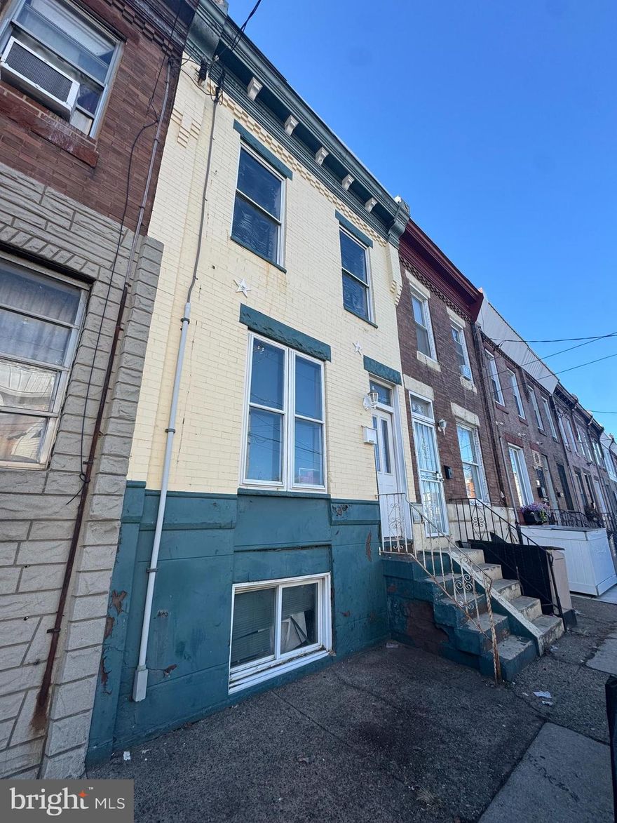 Investor special in the heart of South Philadelphia. This 3-bedroom, 1-bath property is a great opportunity for investors or buyers looking to add sweat equity. The home needs significant TLC and is being sold as-is, but offers strong potential for renovation and value-add. Conveniently located near local shops, restaurants, public transportation, and major roadways. With the right vision, this property could be transformed into a great primary residence or investment property. Don’t miss the chance to bring this South Philadelphia home back to life.