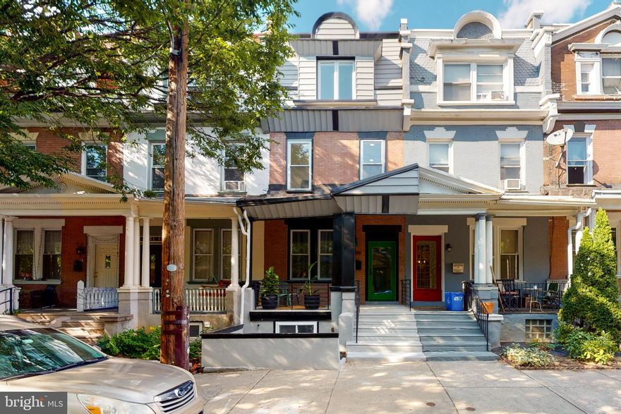 All I can say is Wow!! This Grand Victorian home in the highly desirable Cedar Park neighborhood has it all! With over 3000 square feet of living space, this handsome abode was taken down to the studs and completely remodeled including every modern amenity available. 5 spacious bedrooms, 2 and 1/2 designer bathrooms, gorgeous tiger hardwood floors throughout, a rear yard large enough to play a game of football, a fully finished lower level, a chefs kitchen, 2 zone HVAC and super low taxes are only a few of the features this home offers. Enter from the finished porch area through the elegant foyer into a spacious living area followed by a dining area into the gourmet kitchen with quart countertops, high end professional grade stainless steel appliances, a vented hood and a waterfall island, perfect for dining and hanging with the family. There is also an outer entrance to the huge rear yard, perfect for barbecuing and friendly gatherings. The 2nd floor houses 3 massive bedrooms, all with closets galore. With everyone working from home these days, the rear bedroom is perfect for an office or children's playroom. There is also a Fantastic tiled   bathroom with a deep soaking tub and a marble topped vanity, and a laundry closet with full size washer and dryer to complete this floor. The third floor encompasses a primary suite fit for royalty with vaulted ceilings and another designer bathroom with double vanities and a shower for 2. There is also another bedroom, perfect for another office or baby's room. The finished lower level is massive and could easily be a theater, exercise room or wine cellar, or all three. It is rare that you can find this much finished space with no details missed in such a Tremendous location. Pictures do not lie, make your move today! Check out the Matterport video. Seller has transferable approved plans to add a rooftop deck to the home.